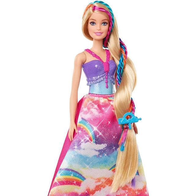 0887961914054 - Barbie - Mattel - Poupée Princesse Tresses Magiques -GTG00 - Barbie Dreamtopia