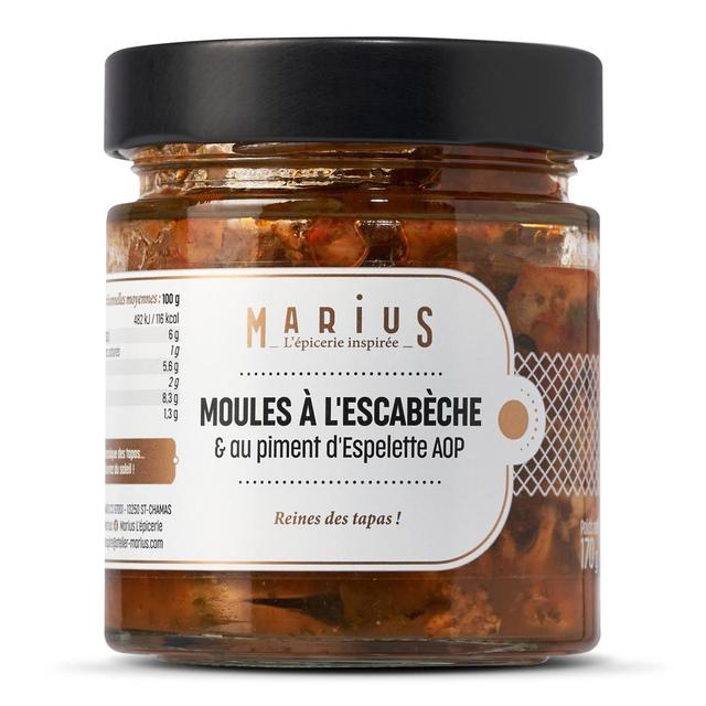 3183811014354 - Marius, L'Épicerie Inspirée - Moules à l'Escabèche et au Piment d'Espelette AOP