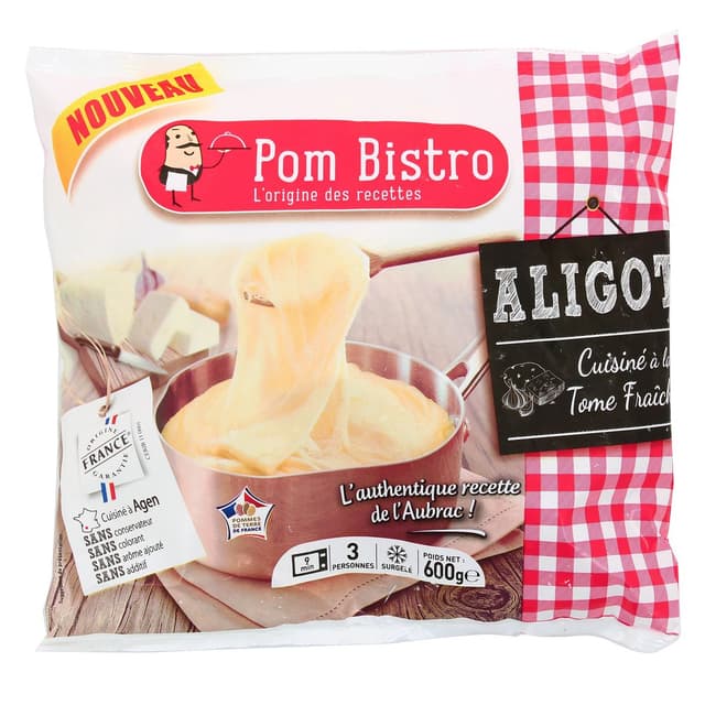 3760032004854 - Pom Bistro - Aligot cuisiné à la tome fraîche