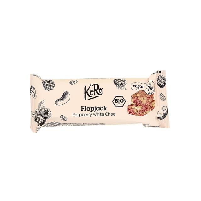 4255582815054 - Koro - Barre d'avoine framboise chocolat blanc bio 
