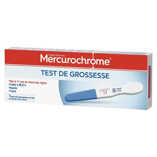 3160920506154 - Mercurochrome - Test de grossesse