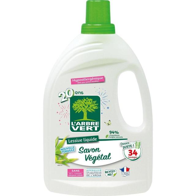 3450601046254 - L'arbre Vert - Lessive hypoallergénique au savon végétal