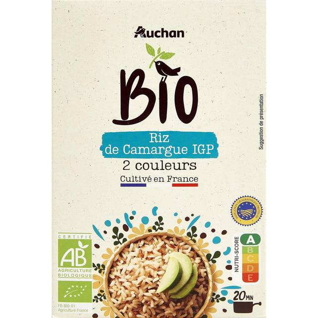3596710347254 - Auchan BIO - Duo de riz de Camargue IGP 2 couleurs Bio