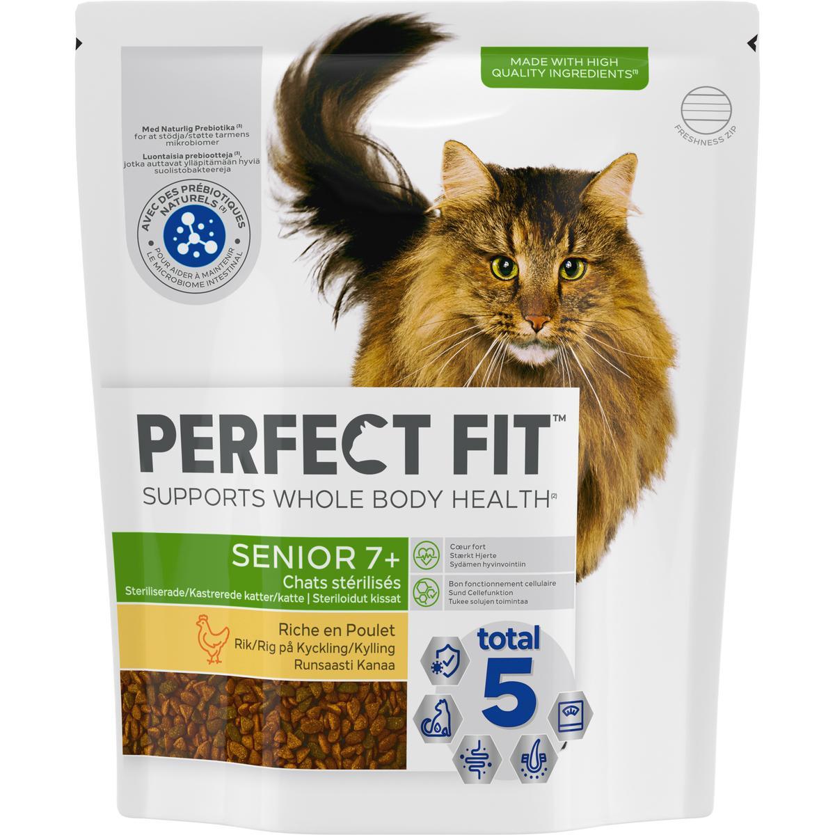 5900951308154 - Perfect Fit - Croquettes Poulet pour chat senior stérilisé