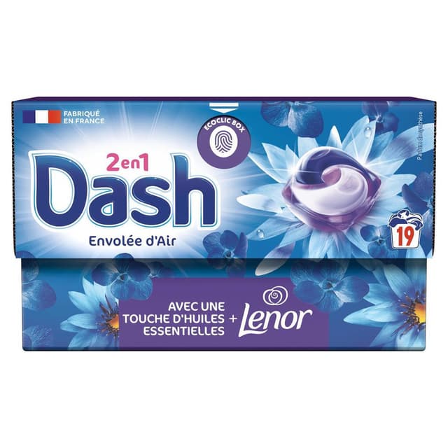 8700216318754 - Dash - Capsules Lessive tout en 1 Détergent Envolée d'Air