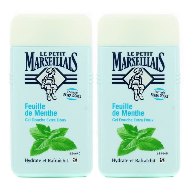 2050000329654 - Le Petit Marseillais - Gel douche extra doux à la feuille de menthe