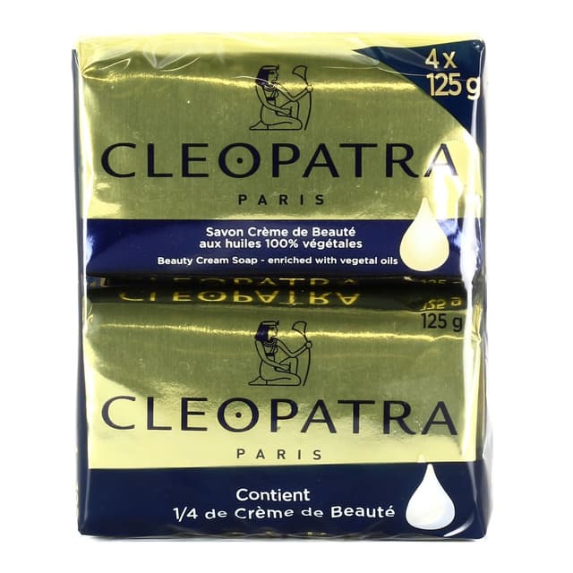 3760099590055 - Cleopatra - Savon crème de beauté aux huiles 100% végétales