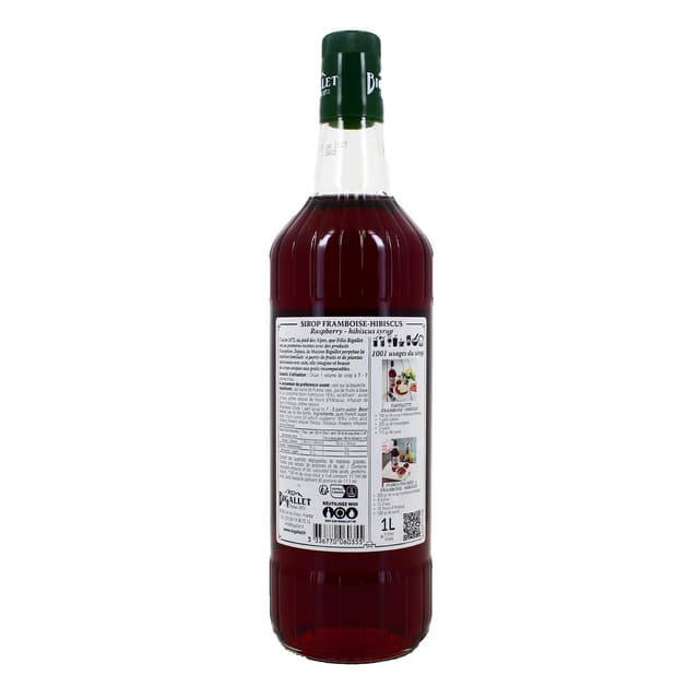 3336770060355 - Bigallet - Sirop framboise hibiscus