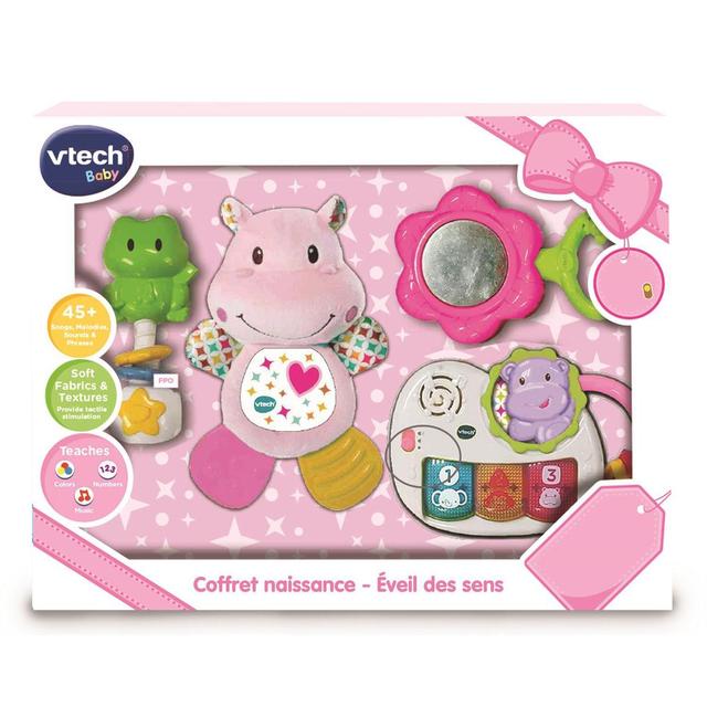 3417765220555 - Vtech - Coffret de naissance - Eveil des sens rose