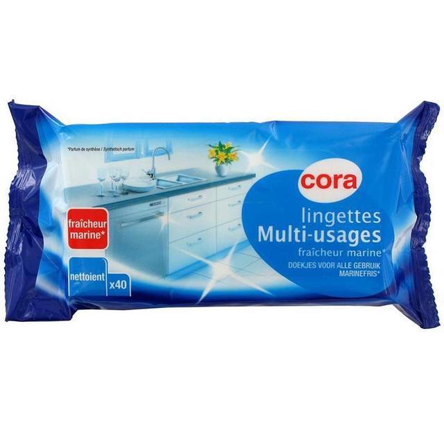 3257986631255 - Cora - Lingettes nettoyantes Multi-Usages