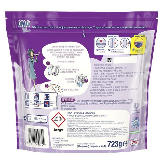8710447451755 - Omo - Lessive en capsules perles de parfum