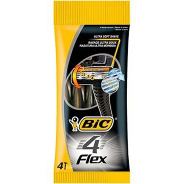 3086123242555 - Bic - Rasoirs jetables Flex 4