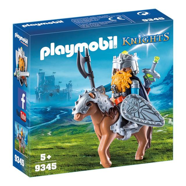 4008789093455 - PLAYMOBIL® Knights - Combattant nain et poney