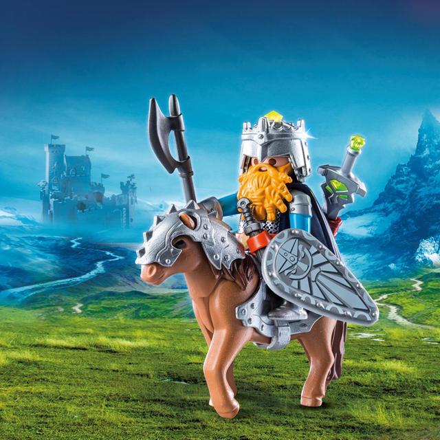 4008789093455 - PLAYMOBIL® Knights - Combattant nain et poney