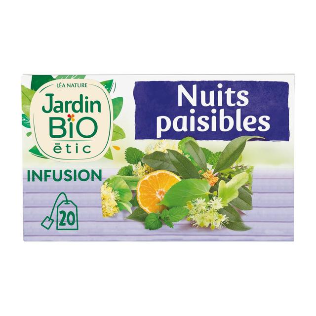 3456300013955 - Jardin Bio Etic - Infusion Nuit Paisible Bio - 20 sachets