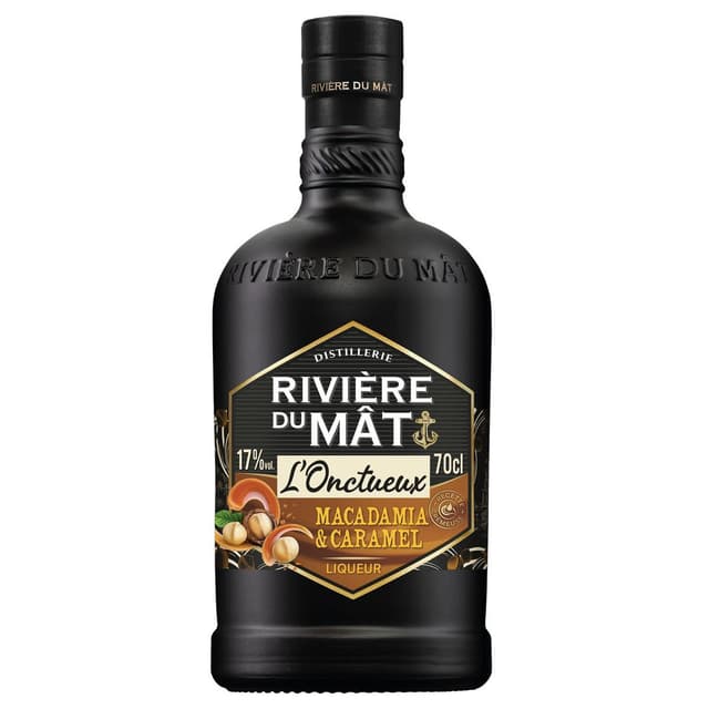 3147699124055 - Rivière du Mat - Liqueur de crème noix macadamia et caramel au rhum 17°