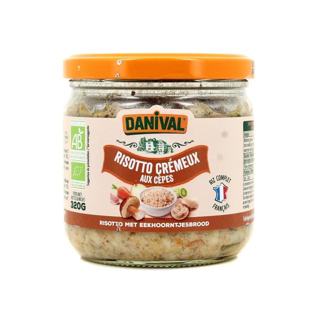 3431590015155 - Danival - Risotto crèmeux au cèpes bio