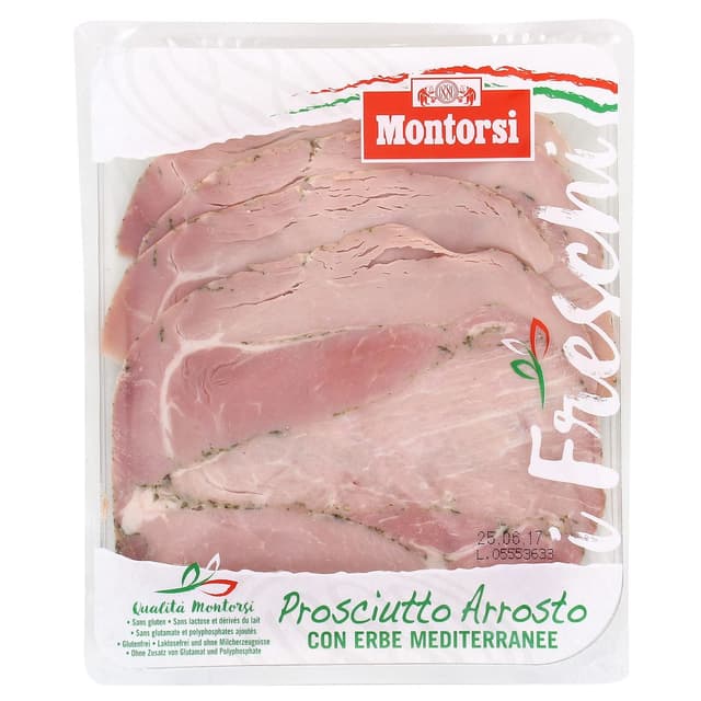 8005153005355 - Montorsi - Jambon Rôti aux Herbes de la méditérranée, 120g