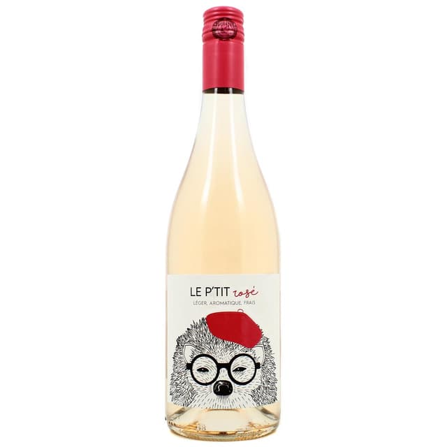 3380330006055 - Vin de pays d'Oc rosé IGP - Le P'tit rosé Bio 10°