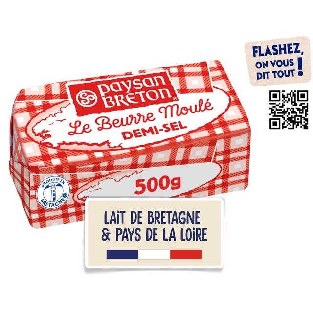 3412290016055 - Paysan Breton - Beurre moulé demi sel