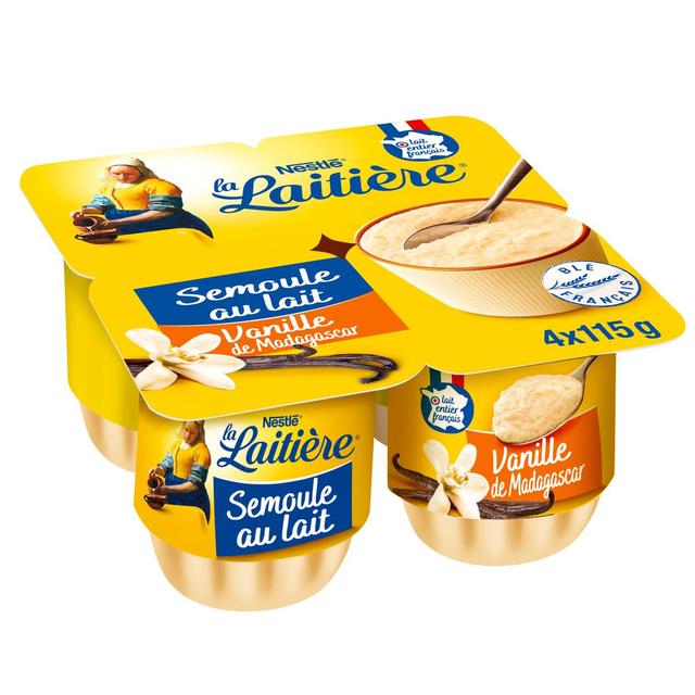 3023290036655 - La laitière - Semoule au lait saveur vanille