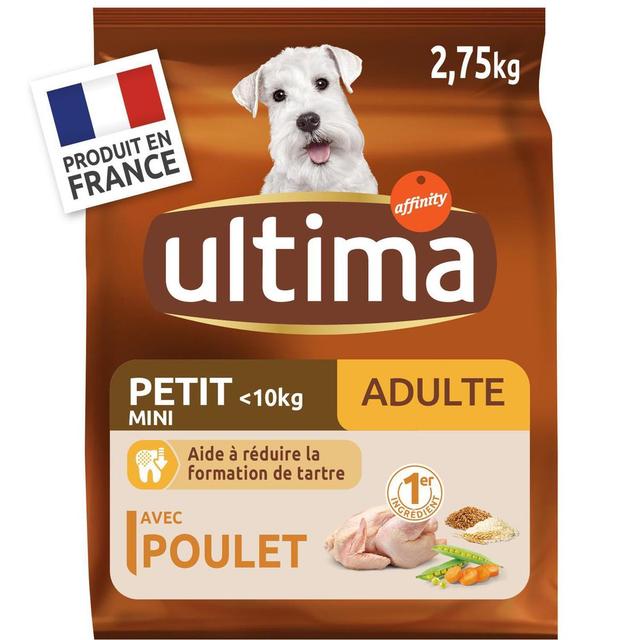 3700260417255 - Affinity - Ultima - Croquettes Poulet Aide à réduire la formation de tartre pour petit chien adulte
