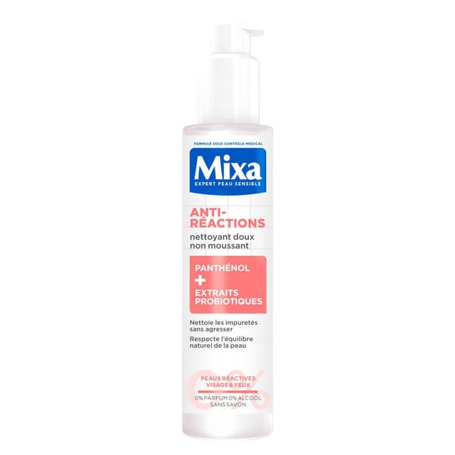 3600551187655 - Mixa - Nettoyant Doux Non Moussant Visage et Yeux Anti-Réactions