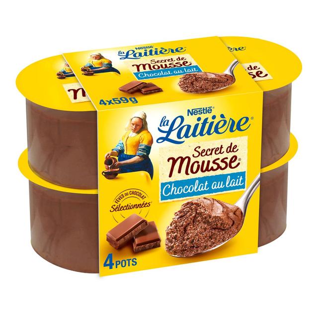 3023290009055 - La laitière - Secret de mousse chocolat au lait