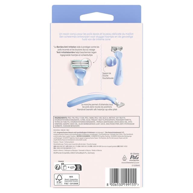 8006530199155 - Gillette Venus - Rasoir Venus Intimate pour le Maillot