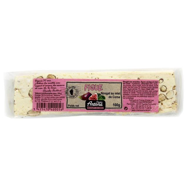 3425470400056 - Charles Antona - Nougat aux amandes, miel de Corse et à la figue