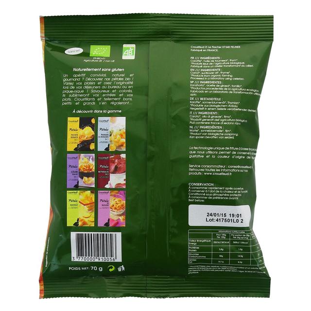 3770000910056 - Croustisud - Pétales de carotte au thym bio