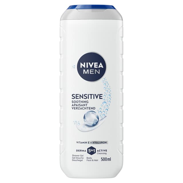 4006000260556 - Nivea Men - Gel douche 5en1 apaisant vitamine E et hyaluron