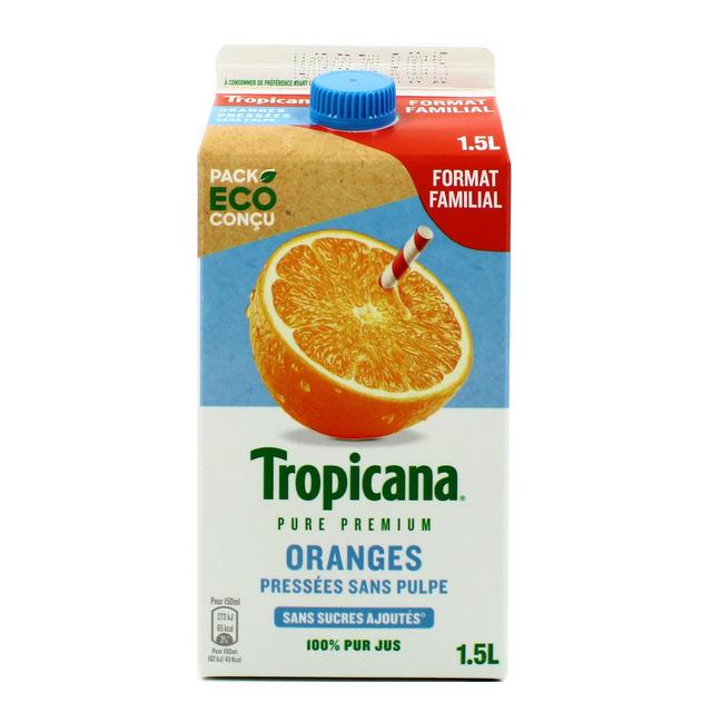 5410188030556 - Tropicana - Jus d'oranges sans pulpe
