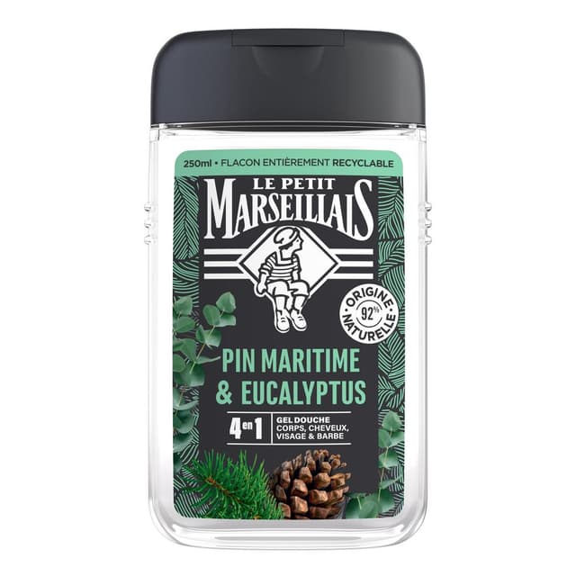 3574661701356 - Le Petit Marseillais - Gel Douche Homme Pin Maritime & Eucalyptus