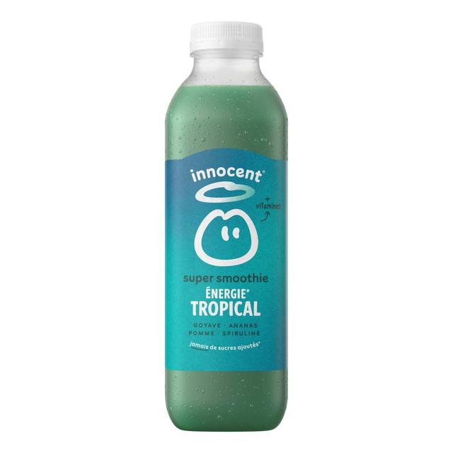 5038862231756 - innocent - Super Smoothie Energie Tropicale, Goyave Ananas Pomme et Spiruline