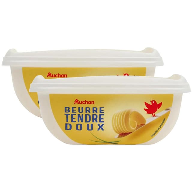 2050000422256 - Auchan - Beurre tendre doux