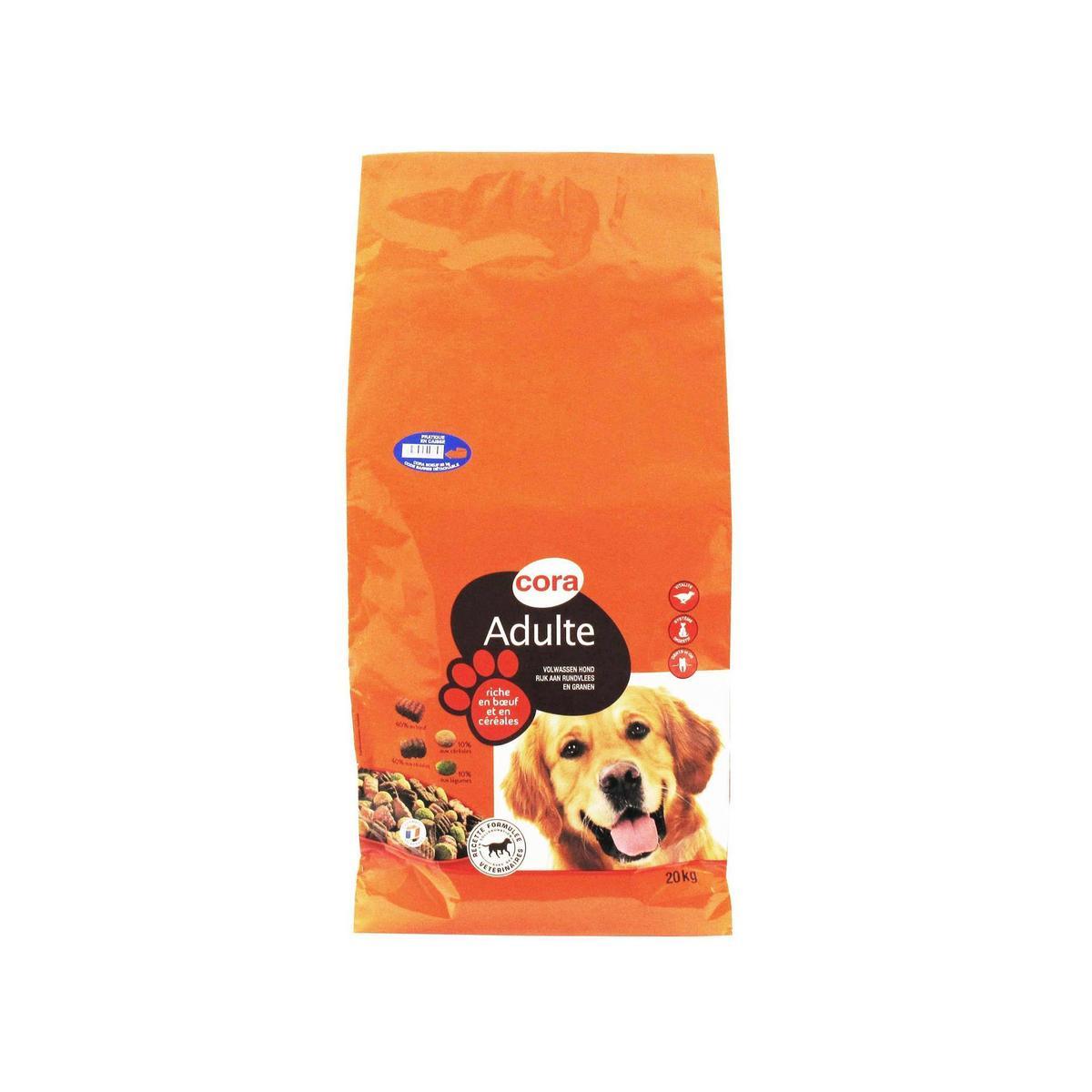 3257980443656 - Cora - Croquettes Boeuf Céréales pour chien adulte
