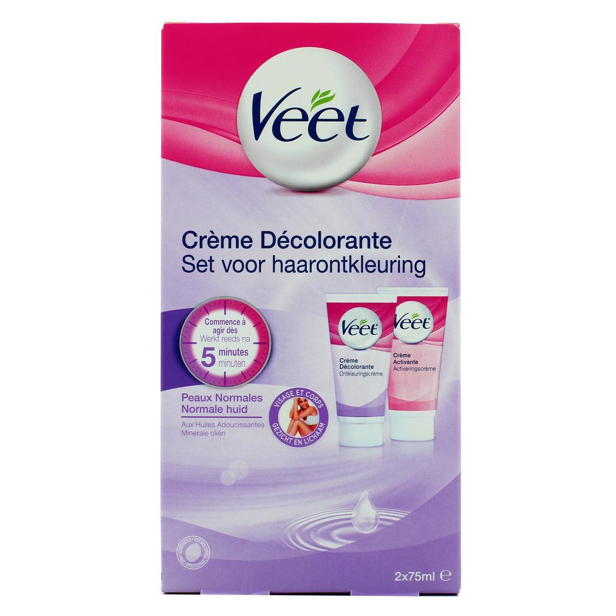 3059944023856 - Veet - Crème décolorante Visage et Corps