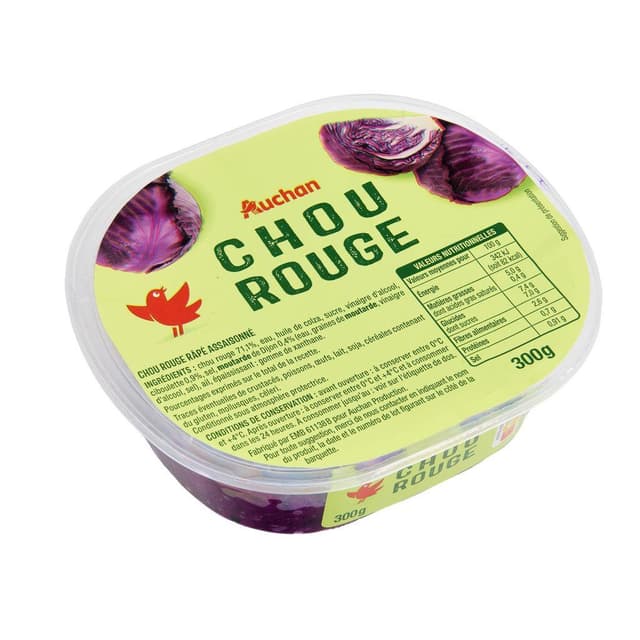 3596710484256 - Auchan - Salade de Choux Rouge