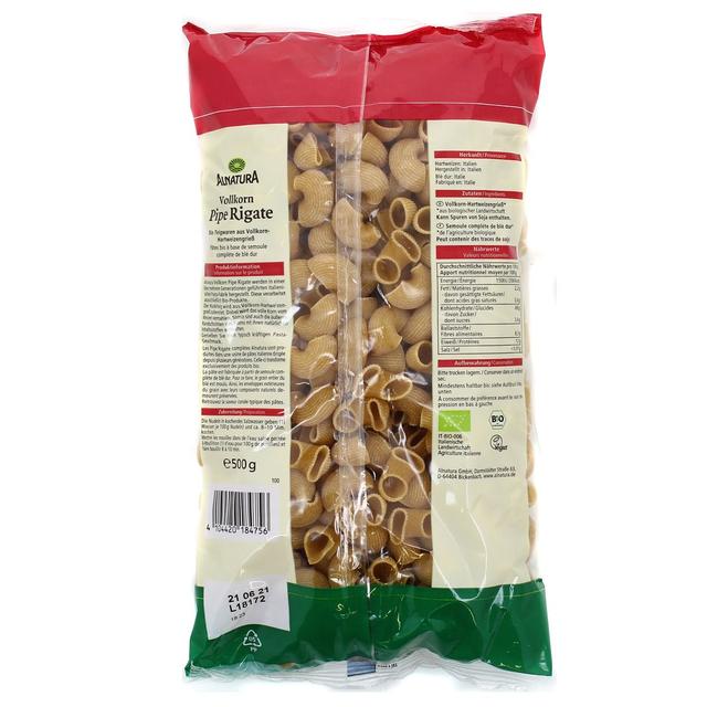 4104420184756 - Alnatura - Pipe rigate bio