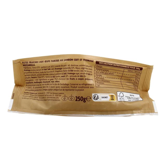 8001665735056 - Giovanni Rana - Tortellini Jambon Cuit & Mozzarella