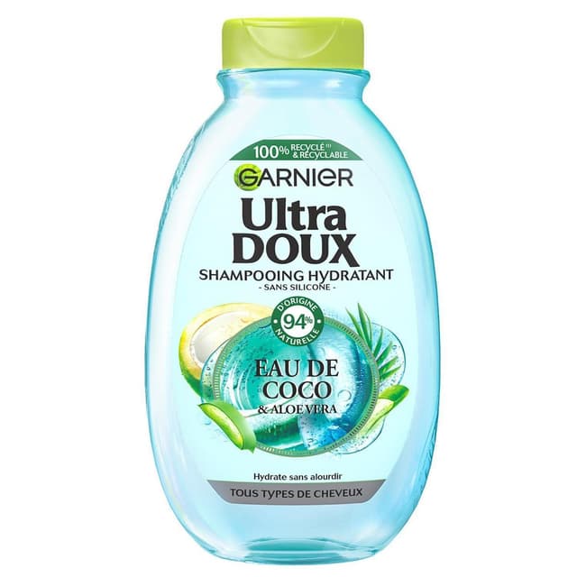 3600542525756 - Garnier - Ultra Doux - Shampooing Hydratant eau de coco