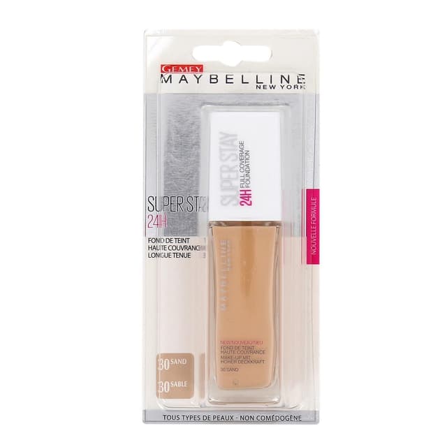 3600530625956 - Gemey Maybelline - Fond de teint haute couvrance longue tenue SuperStay 24h