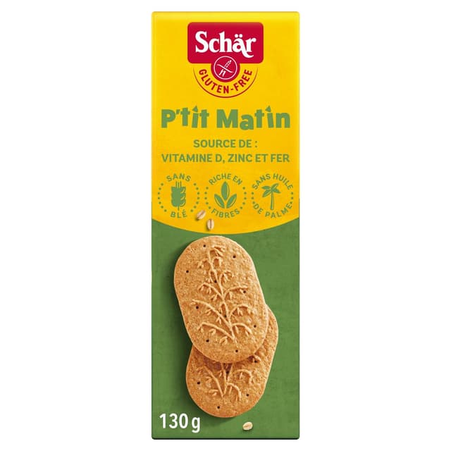 8008698016756 - Schär - Biscuits petit-déjeuner à l'avoine sans gluten