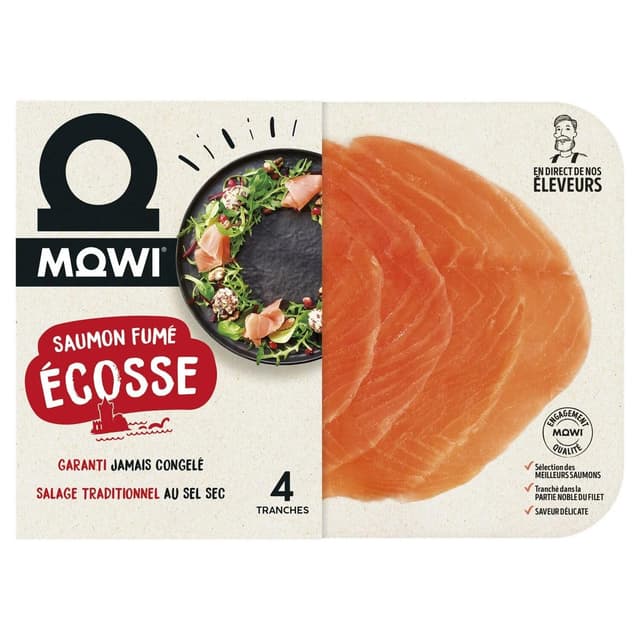 3321431026856 - Mowi - Saumon fumé d'Ecosse ASC