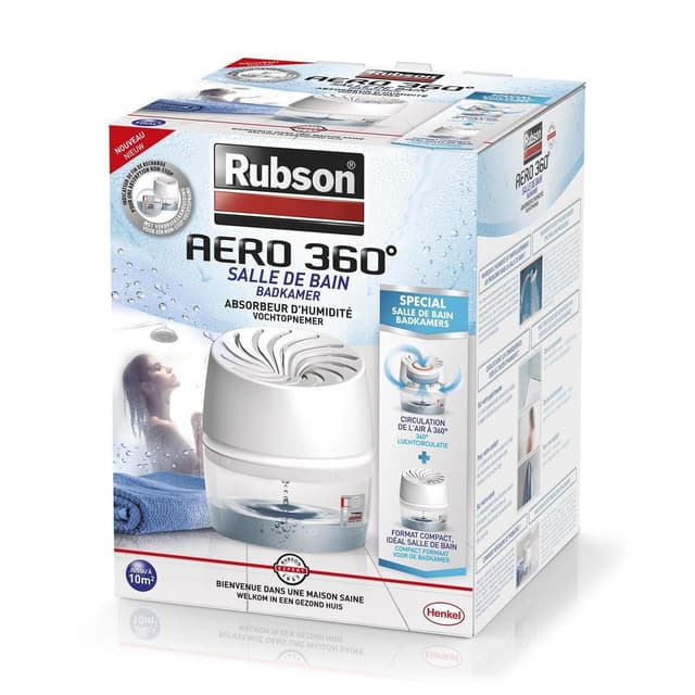 3178041336956 - Rubson - Absorbeur d'humidité Salle de Bain Aéro 360°