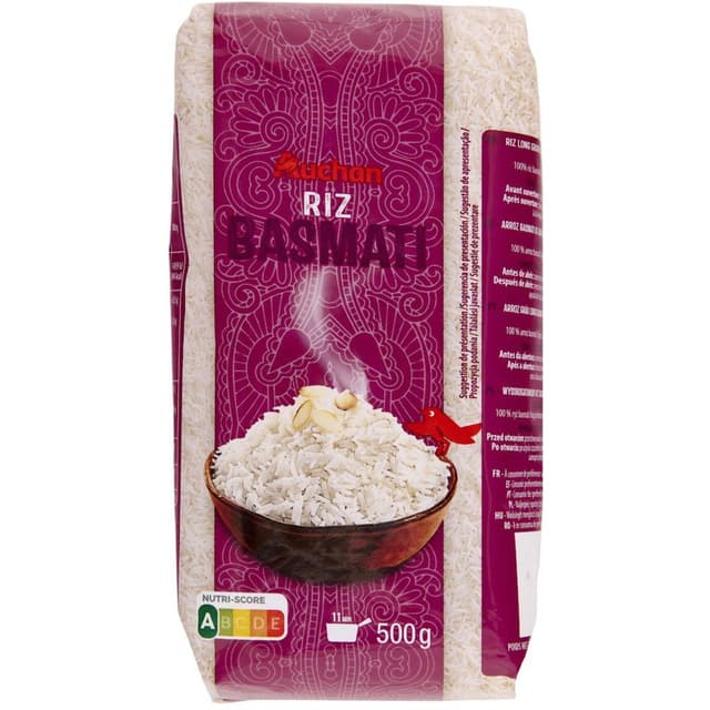 3254560667556 - Auchan - Riz basmati prêt en 11 min