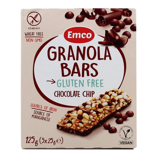 8595229917656 - Emco - Barres Céréales Chocolat sans Gluten