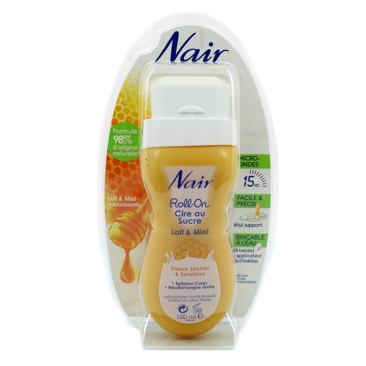 3331300007756 - Nair - Cire au sucre, peaux sèches & sensible, micro-ondes