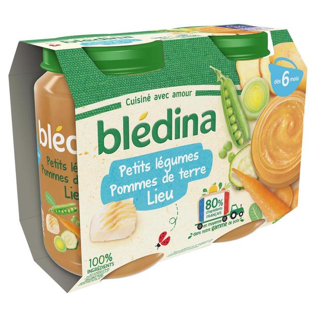 3041091678256 - Blédina - Petits Légumes, Pomme de terre, Lieu Pot Bébé Dès 6 mois